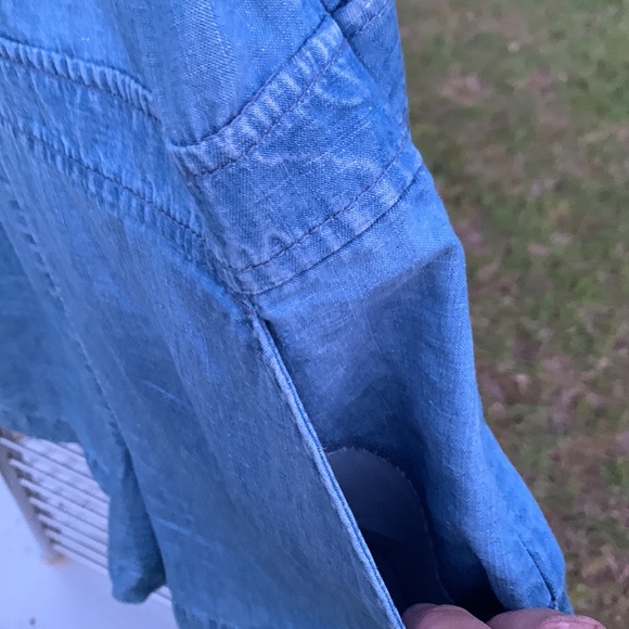 Loft Chambray Strappet Rompet Size 8 - Picture 7 of 8